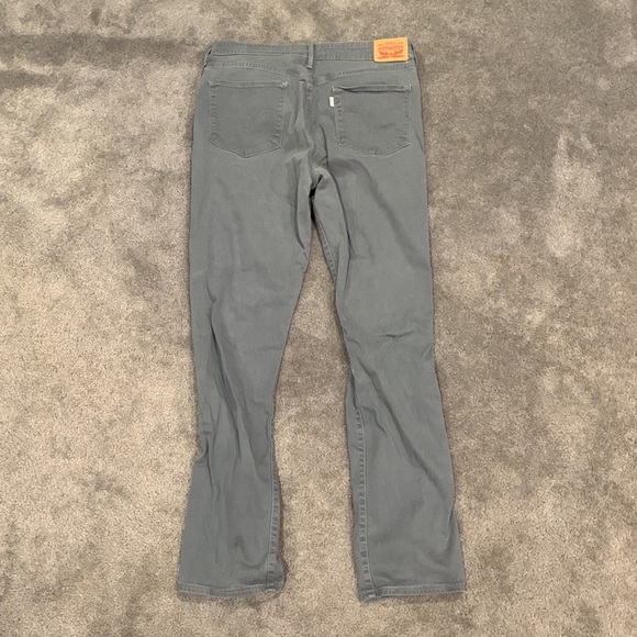 Levis Blue Mid Rise Skinny Pants - Picture 5 of 6